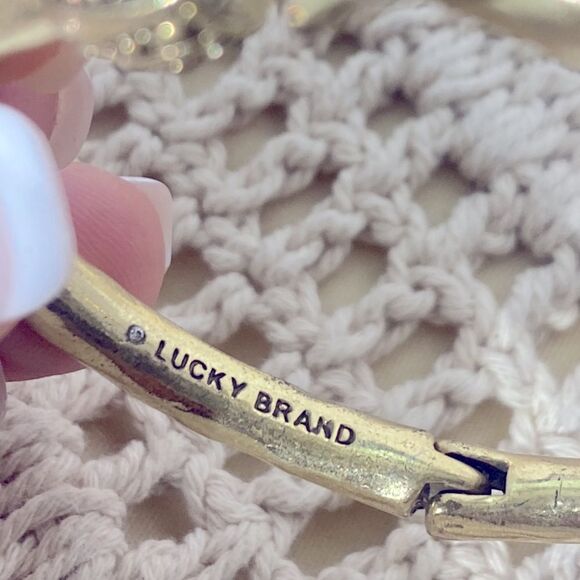 Lucky Brand Gold-tone Elephant Cuff Bracelet - Picture 5 of 6